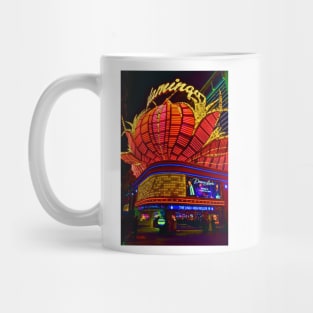 Flamingo Hotel Neon Signs Las Vegas America Mug